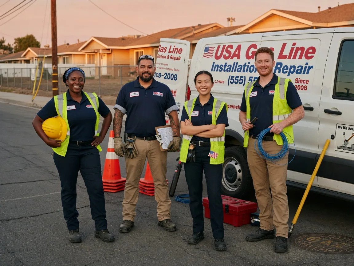 Gas Line Installation company in Hampton, IA